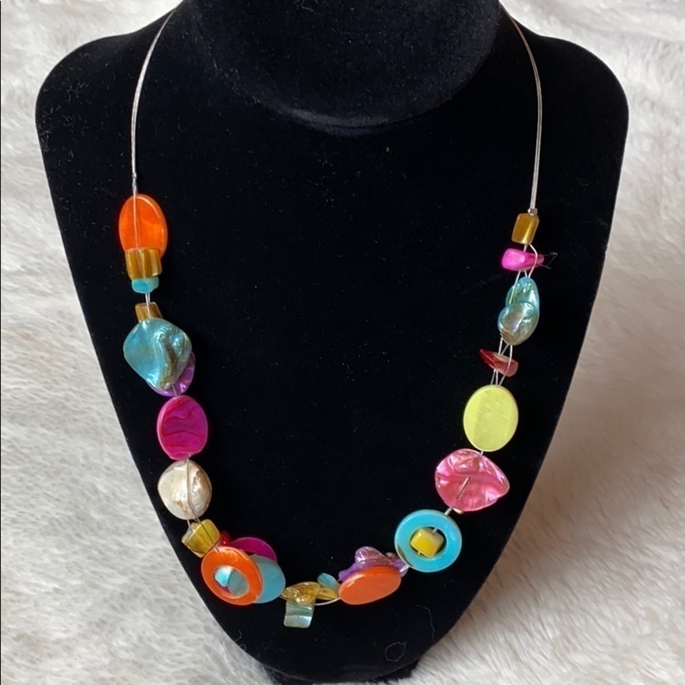 Boutique type colorful necklace New